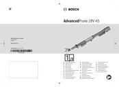 Bosch AdvancedPrune 18V-45 Oorspronkelijke Gebruiksaanwijzing