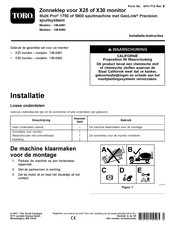 Toro Multi Pro 1750 Installatie-Instructies