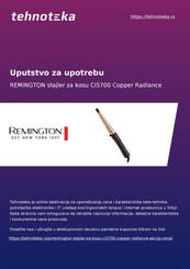 Remington Copper Radiance Wand CI5700 Handleiding