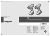 Bosch PSR 1820 LI-2 Oorspronkelijke Gebruiksaanwijzing