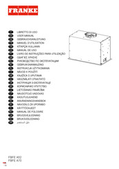 Franke FBFE A70 Gebruiksaanwijzing