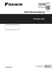 Daikin R32 Split FTXF50F5V1B Gebruiksaanwijzing