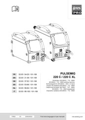 ims PRO PULSEMIG 220 C Gebruikershandleiding