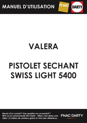 VALERA SWISS LIGHT 5400 Gebruiksaanwijzing