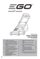 Ego Power+ LM2000E Handleiding