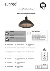 Sunred Indus IND-2500H Vertaling Van De Originele Handleiding