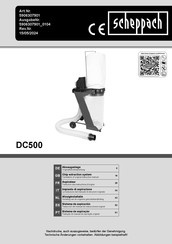 Scheppach DC500 Vertaling Van De Originele Gebruikershandleiding