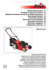 Grizzly BRM 46-160 H Vertaling Van De Originele Gebruiksaanwijzing
