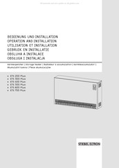 Stiebel Eltron ETS 200 Plus Instructies Voor Gebruik En Installatie