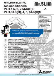 Mitsubishi Electric Mr.Slim PLH-3AK Bedieningshandleiding