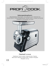 Profi Cook PC-FW 1003 Gebruiksaanwijzing