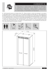 ML MEBLE CLERMONT 01 Montage-Instructies