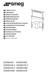 Smeg KDD90VXE-2 Gebruiksaanwijzing