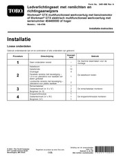 Toro 140-4785 Installatie-Instructies