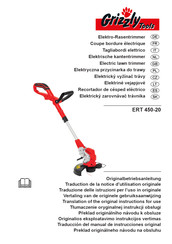 Grizzly Tools ERT 450-20 Vertaling Van De Originele Gebruiksaanwijzing