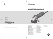 Bosch GWS 670 Professional Oorspronkelijke Gebruiksaanwijzing