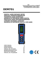 Velleman DEM701 Handleiding