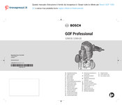 Bosch Professional GOF 1250 CE Oorspronkelijke Gebruiksaanwijzing