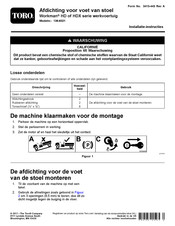 Toro Workman HD Series Installatie-Instructies