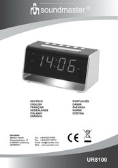SOUNDMASTER UR8100 Handleiding