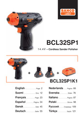 Bahco BCL32SP1 Gebruiksaanwijzing