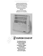 EUROM CK401IP Gebruiksaanwijzing