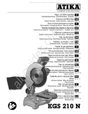 ATIKA KGS 210 N Oorspronkelijke Gebruiksaanwijzing