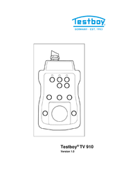 Testboy TV 910 Bedieningshandleiding