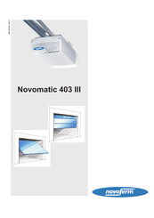 Novoferm Novomatic 403 III Handleiding