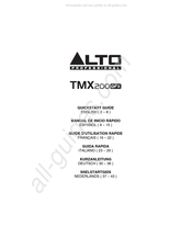 Alto Professional TMX 200 DFX Snelstartgids