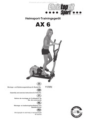 Christopeit Sport AX 6 Montage- En Bedieningshandleiding