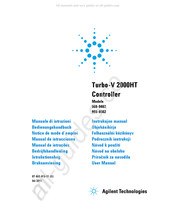 Agilent Technologies Turbo-V 2000HT Bedrijfshandleiding