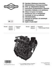 Briggs & Stratton 432447 Gebruiksaanwijzing