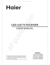 Haier LET24T1000HF Gebruikershandleiding