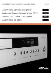 Arcam CD73 Handleiding