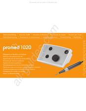 ProMed 1020 Gebruiksaanwijzing