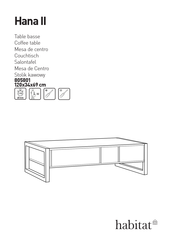 Habitat Hana II 805801 Handleiding