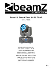Beamz professional 150.323 Gebruiksaanwijzing