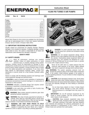 Enerpac PATG1105N Instructieblad