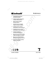 EINHELL 45.138.20 Originele Handleiding