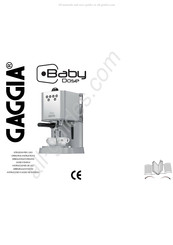 Gaggia Baby Dose Gebruiksaanwijzing