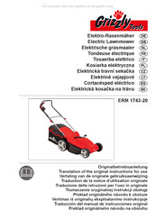 Grizzly Tools ERM 1743-20 Vertaling Van De Originele Gebruiksaanwijzing