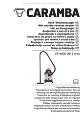 CARAMBA CP-WDE 2012 Inox Vertaling Van De Originele Gebruiksaanwijzing