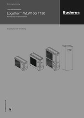 Buderus Logatherm WLW166i T190 Bedieningshandleiding