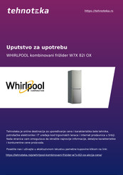 Whirlpool W7X 82I OX Handleiding