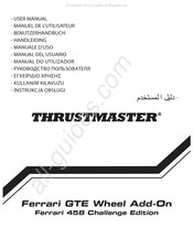 Thrustmaster Ferrari GTE Wheel Add-On Handleiding