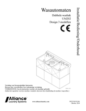 Alliance Laundry Systems Design 3 UM202 Handleiding Voor Installatie, Bediening En Onderhoud