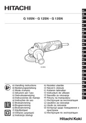 Hitachi G 13SN Gebruiksaanwijzing