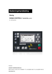 KAESER SIGMA CONTROL 2 Bedieningshandleiding