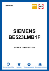 Siemens BE525LM 1 Series Gebruikershandleiding En Installatie-Instructies